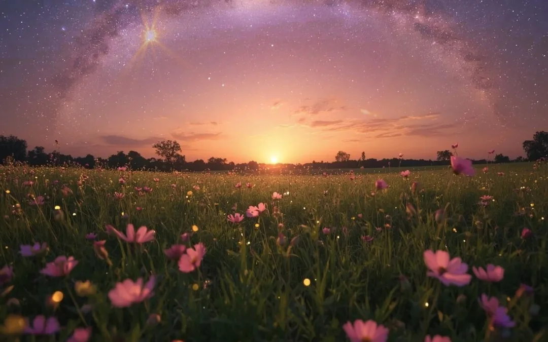 Meadow Crickets and the Cosmos, Thursday September 25